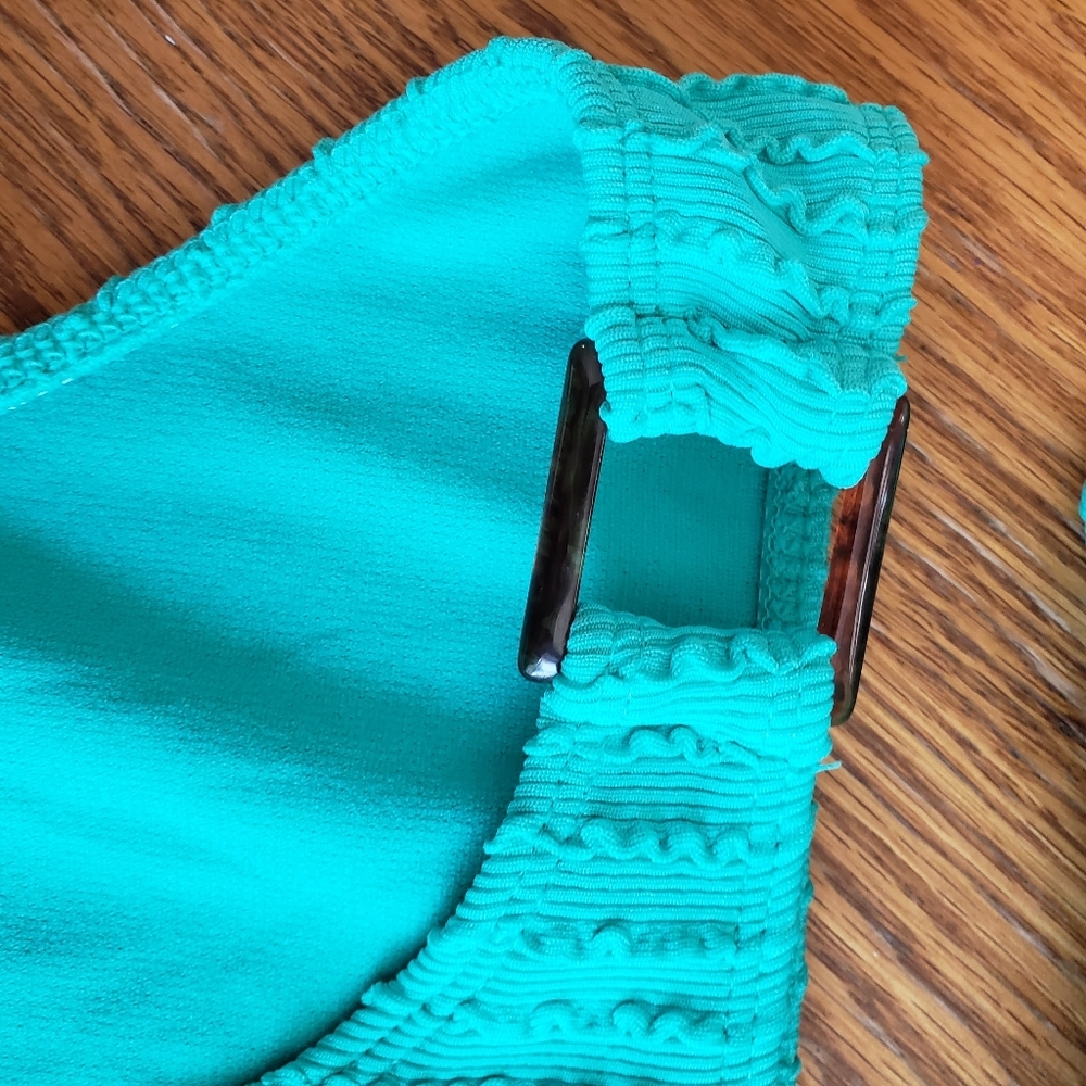 Two piece Bikini No boundaries Aqua 2 piece bikini textured - Picture 4 of 7